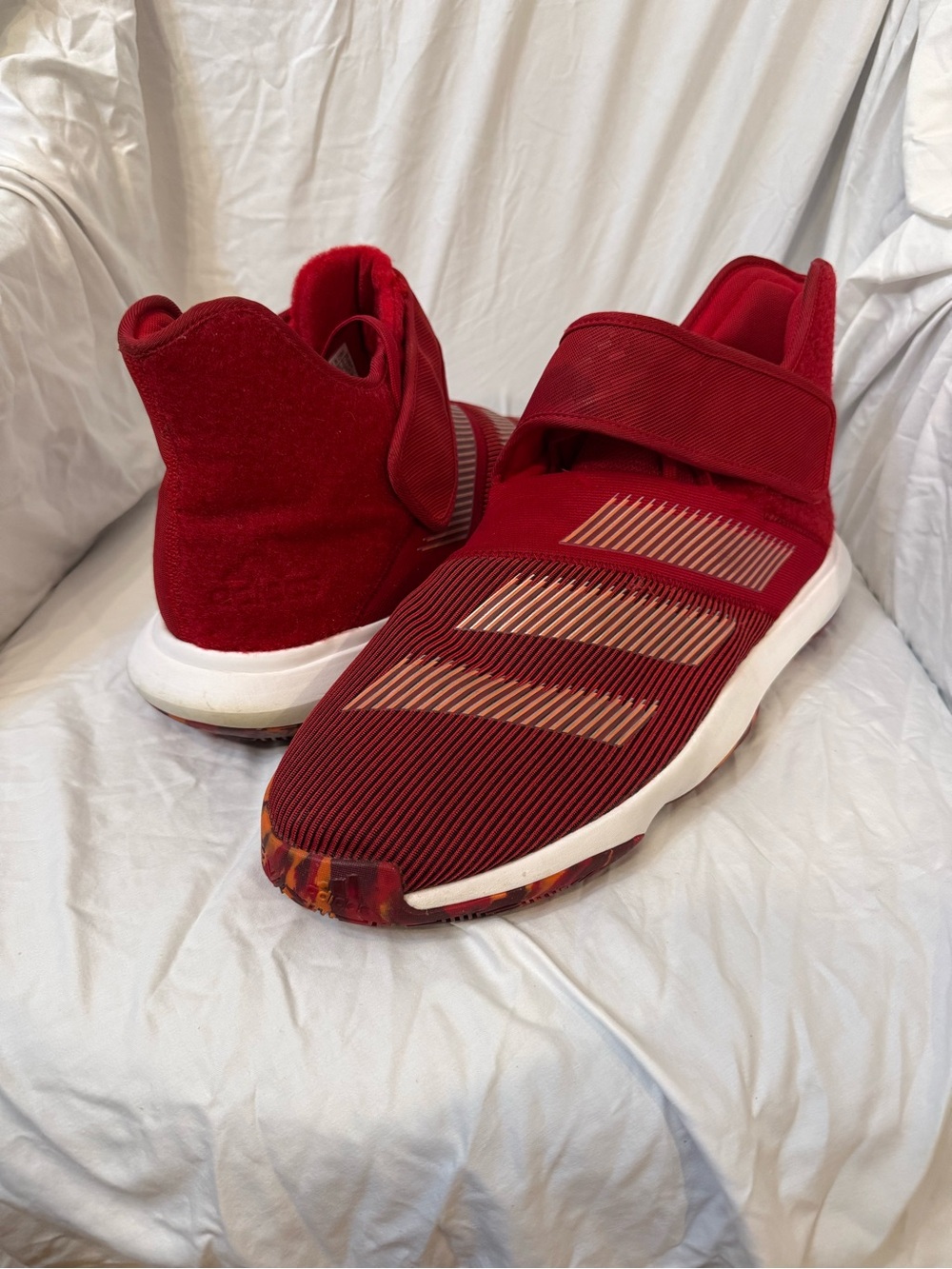 Men’s Adidas James Harden B/E 3. Power Red/Scarlet. Size 16.